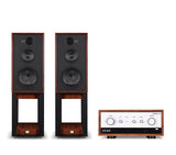 Linton + Stands & Leak Stereo 130 - Wharfedale
